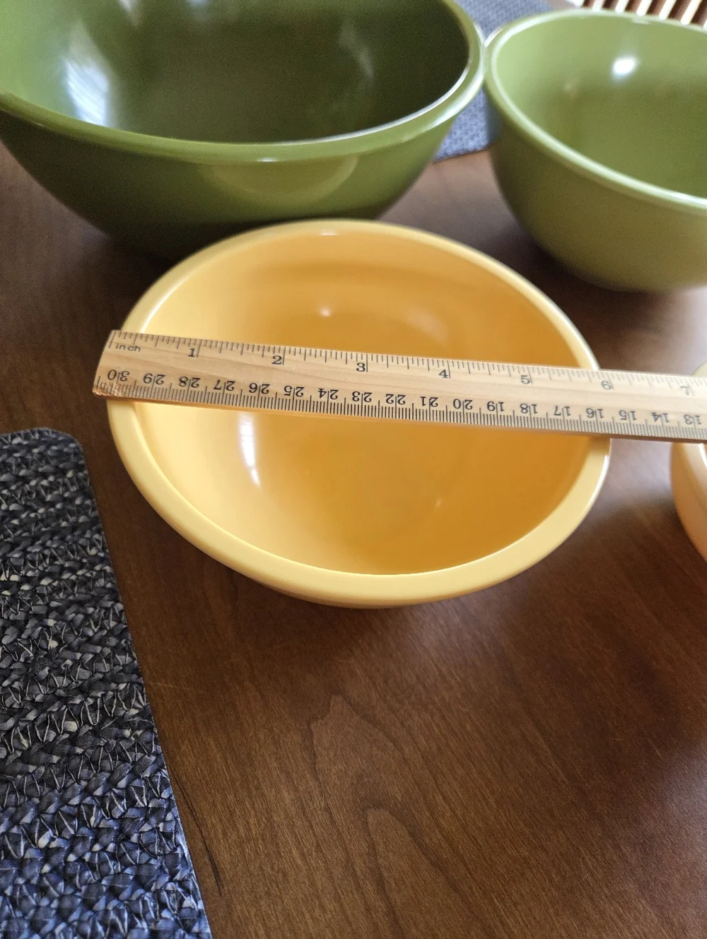 Vtg Melamine Mixing Bowl Set Certified International
